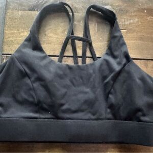 Black Women's Sports Brar running girl